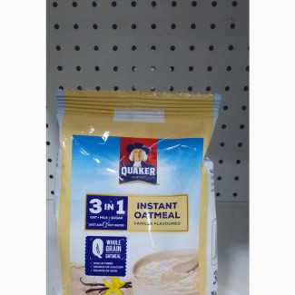 Quaker Instant Oatmeal 3in1 Vanilla Flavoured