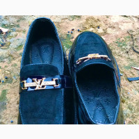 Handcrafted Louis Vuitton Black Shoe