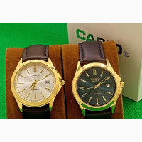Casio Analog Leather Watch