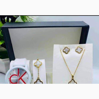 Complete CK Watch and VCA Necklace Set