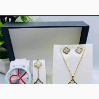 Complete CK Watch and VCA Necklace Set