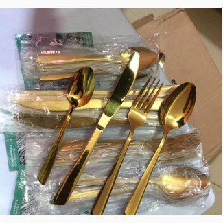 Quality Gold Spoon and Fork
