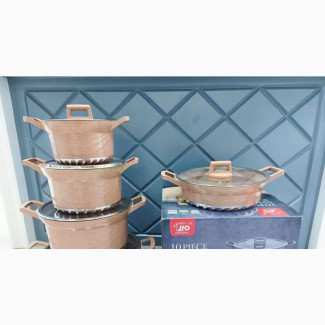 10 Pieces Granite Cooking Set