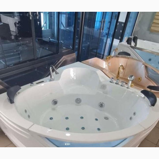 Luxury Modern Freestanding Double Transparent Corner Jacuzz