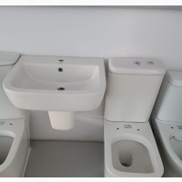 Brand New Imex Water Closet - Soft Close Cover, Dual Flush, P-Trap, Back-to-Wall Design