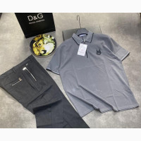 Luxury Pants and Collar Neck T-Shirt - Brand New