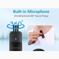 BOYA By-V1 Professional 2.4ghz Wireless Lavalier Microphone