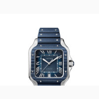 Original CARTIER Blue Steel Chain Watch Available in Store