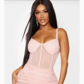 Pretty Little Thing Sexy Fitted Ladies Bodycon Gown