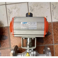 Brand New Pneumatic Flange Ball Valve