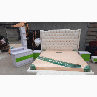 6/6 ) Upholstery Standard Bedframe With Imported Mattress