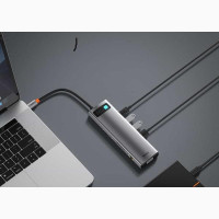 Baseus Metal Gleam Series 11-in-1 Multifunctional Type C Hub
