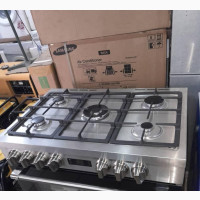 4 Burner 2 Electric Gas Cooker With Oven