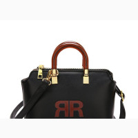 Stylish Mini River Island Handbag - Black Nude