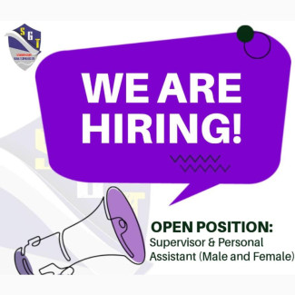 Supervisor Personal Assistant (Male And Female)