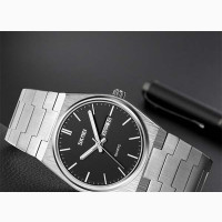 Stainless Steel Luxury Men#039;s Silver Wrist Watch