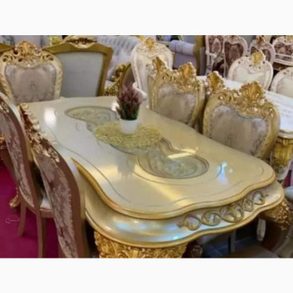 Royal Dinning Table With 6 Chairs
