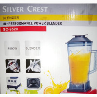 Powerful 4500W Silver Crest Commercial Blender