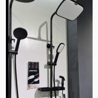 Black England Standing Shower With Bum Bum Tap