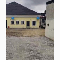 Fenced Three Plots of Land with Completed Bungalow and Uncompleted Storey Building in OKOADO