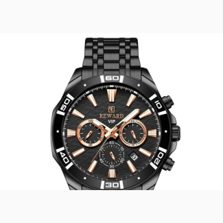 Reward Vip Steel Chronograph Wristwatch