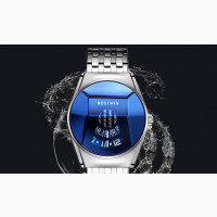 Bestwin Men#039;s LED Wristwatch - Silver