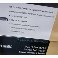 D-Link DGS-F1210-26ps-E 24port Poe Gigabit Smart Managed