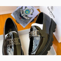 Balenciaga Leather Corporate Shoes for Men