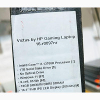 HP Victus 16 Gaming Laptop 16GB Intel Core i7 SSD 1T