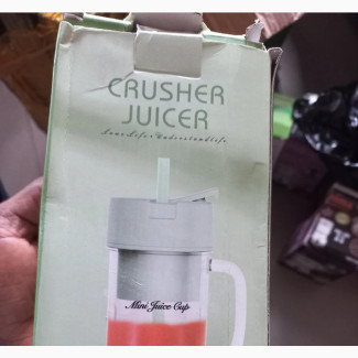 Portable Rechargeable Fruit Juice Blender Crusher