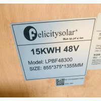 Felicitysolar 15kwh 48v Battery Lithium Batteries