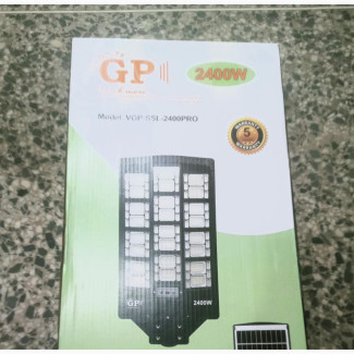 GP 2400W Solar Street Light Water/Dust Proof VGP-SSL-2400PRO