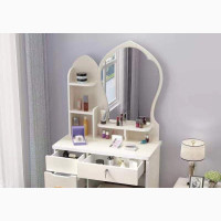 Wooden Dressing Table With Stool