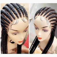 Cornrow Wig, Box Braided Lace Wig