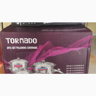 Tornado 6pcs Set Polishing Cookware + FREE Spoon Set