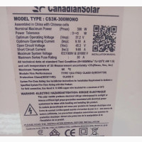 Canadian Solar Panels 300W, 60cells