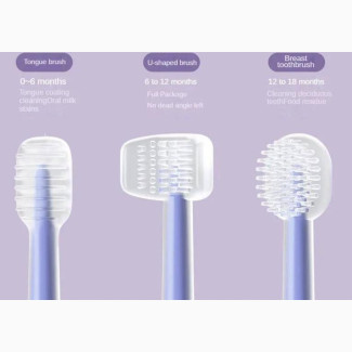 3pcs Baby Teeth Oral Care Cleaning Set Infant Silicone Tooth