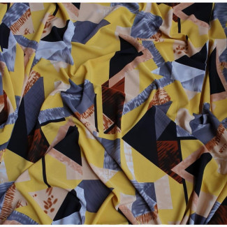 Vintage Crepe Material