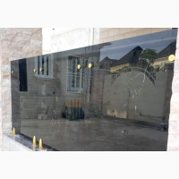 10mm Grey Tempered Glass With Gold Accessories