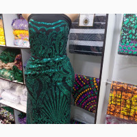 Green Sequence Lace - Affordable Quality Fabrics
