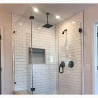Half Base Wall Shower Cubicle
