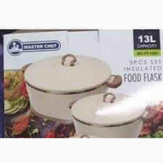Master Chef Insulated Food Flask - 3 Set