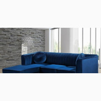 L-Shaped Fabric Sofa
