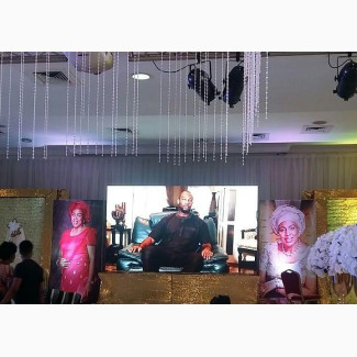 Party Projector Screen + Mega Screen for Events