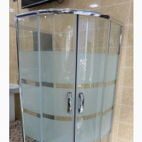 90×90 Shower Cubicle 6mm Tered Glass With Acrylic Base