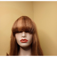 Virgin Piano Fringe Bob Double Drawn Human Hair Wig