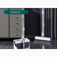 Foldable Broom and Dustpan Set