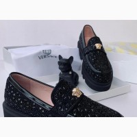 Original Versace Men Leather Loafers Shoes Available