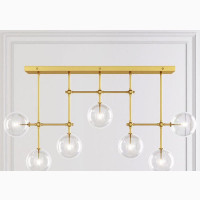 Luxury Gold 7 Ball Maze Nordic Pendant - Brand New