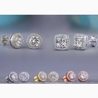 Trendy Luxury Stud Ice Earring